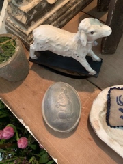 RABBIT COVERED EGG BOX