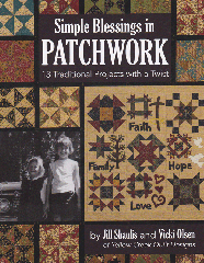 SIMPLE BLESSINGS IN PATCHWORK QUILT BOOK -SALE