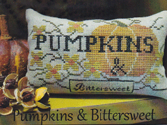 PUMPKINS & BITTERSWEET CROSS STITCH PATTERN