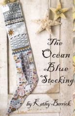 THE OCEAN BLUE STOCKING CROSS STITCH PATTERN