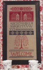 WEEPING WILLOW WELCOME CROSS STITCH KIT