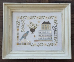 WITH NEEDLE & THREAD CROSS STITCH KIT