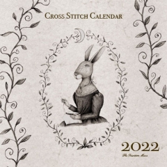 2022 PRIMITIVE HARE CROSS STITCH CALENDAR -SALE