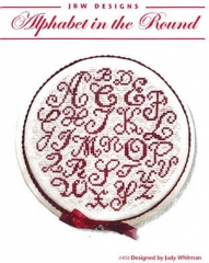 ALPHABET IN THE ROUND CROSS STITCH PATTERN