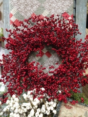 RED BERRY WREATH -SALE