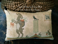 HARVEST HARES PINKEEP CROSS STITCH KIT