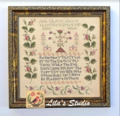 JANE GILDROY 1853 CROSS STITCH PATTERN