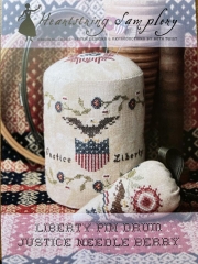 LIBERTY PIN DRUM JUSTICE NEEDLE BERRY CROSS STITCH