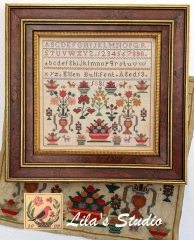 ELLEN BULLIFENT 1881 CROSS STITCH PATTERN