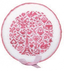 LOVE IN THE ROUND CROSS STITCH PATTERN