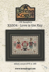 LOVE IS THE KEY CROSS STITCH PATTERN