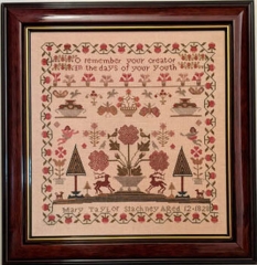 MARY TAYLOR STACKNEY 1828 CROSS STITCH PATTERN