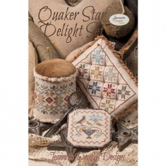 QUAKER STAR DELIGHT SET CROSS STITCH PATTERN