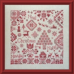 QUAKER DE NOEL CROSS STITCH PATTERN