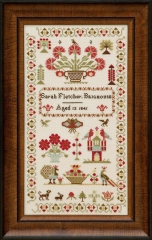 SARAH FLETCHER 1841 SAMPLER