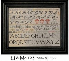 U & ME 123 CROSS STITCH KIT