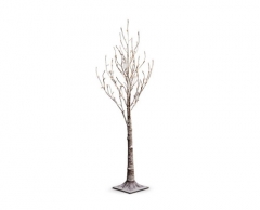 4.5' LIGHTED SNOWY TREE
