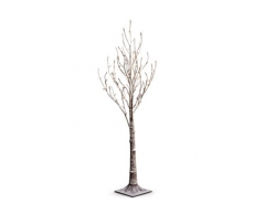 4.5' LIGHTED SNOWY TREE -SALE