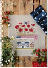 4TH JULY IN A JAR CROSS STITCH PATTERN