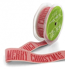 MERRY CHRISTMAS RIBBON - YARD