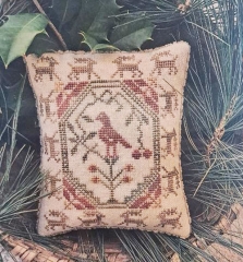 A CHRISTMAS PIN PILLOW CROSS STITCH KIT - 36 COUNT (Includes Pattern)