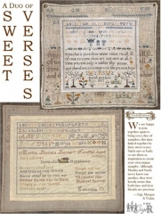 A DUO OF SWEET VERSES CROSS STITCH PATTERN