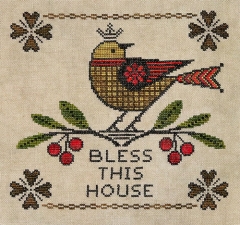 BLESS THIS HOUSE CROSS STITCH PATTERN