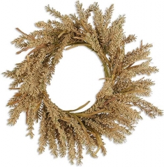 24" BROWN HEATHER WREATH -SALE