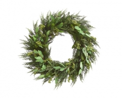 CEDAR & EUCALYPTUS WREATH -SALE