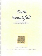 DARN BEAUTIFUL!  PATTERN DARNING & CROSS STITCH BOOK