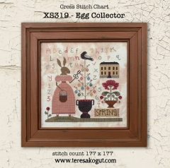 EGG COLLECTOR CROSS STITCH PATTERN