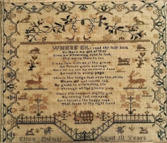 ELIZA PALMER SAMPLER REPRODUCTION