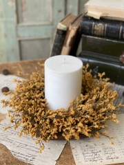 FALL ARRAY CANDLE RING - MUSTARD -SALE