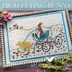 HIGH FLYING BUNNY CROSS STITCH PATTERN -SALE