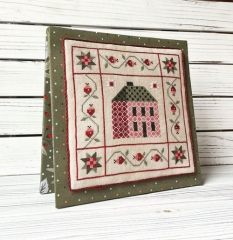 HOME SWEET SALTBOX HOME CROSS STITCH PATTERN