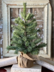 ICY ROCKY MOUNTAIN PINE TREE 18"