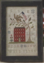 LIBERTY HOUSE CROSS STITCH PATTERN