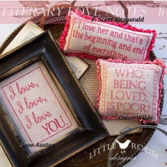 LITERARY LOVE NOTES II CROSS STITCH PATTERN