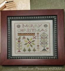 MERRY CHRISTMAS SAMPLER PATTERN