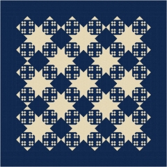 NINE PATCH STAR QUILT PATTERN