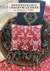 PENNSYLVANIA CHRISTMAS DEER CROSS STITCH KIT -(Includes Pattern)