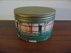 PEPPERMINT WHIP SCENTED SOY CANDLE 14.1 Ounces - SALE