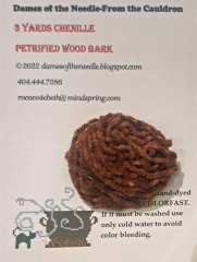 PETRIFIED WOOD BARK CHENILLE