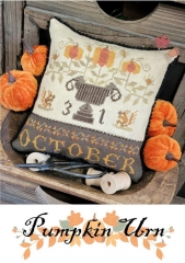 PUMPKIN URN CROSS STITCH PATTERN