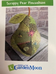 SCRAPPY PEAR PINCUSHION WOOL APPLIQUE PATTERN