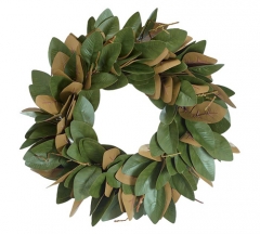 MAGNOLIA LEAVES WREATH, 24" -SALE