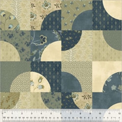GARDEN TALE 53819D-2-BLUE SUEDE KALEIDOSCOPE