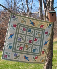 BLUEBIRD IN MY HEART QUILT KIT (Pattern Not Included)
