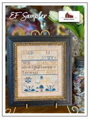 EF SAMPLER ANTIQUE REPRODUCTION SAMPLER