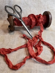 GINGER NANA 1/2" CRINKLE RIBBON - 2 Yards